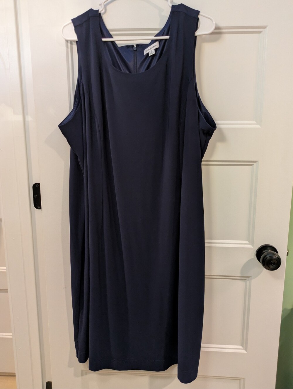 Sleeveless Navy Shift Dress